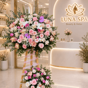 Lẵng Hoa "Nét Đẹp Thanh Xuân" – Dịu Dàng Tỏa Sáng