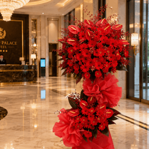 Lẵng Hoa "Hồng Phát Đại Cát" – Bùng Nổ Thành Công