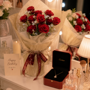 Bó Hoa Hồng Đỏ Velvet Sonnet