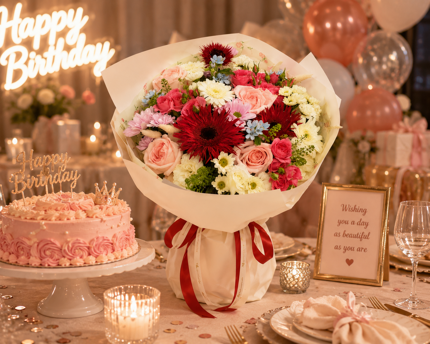 Bó Hoa Ruby Đỏ Yêu Thương