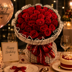 Only Rose Premium – Bó Hoa Hồng Đỏ Cao Cấp
