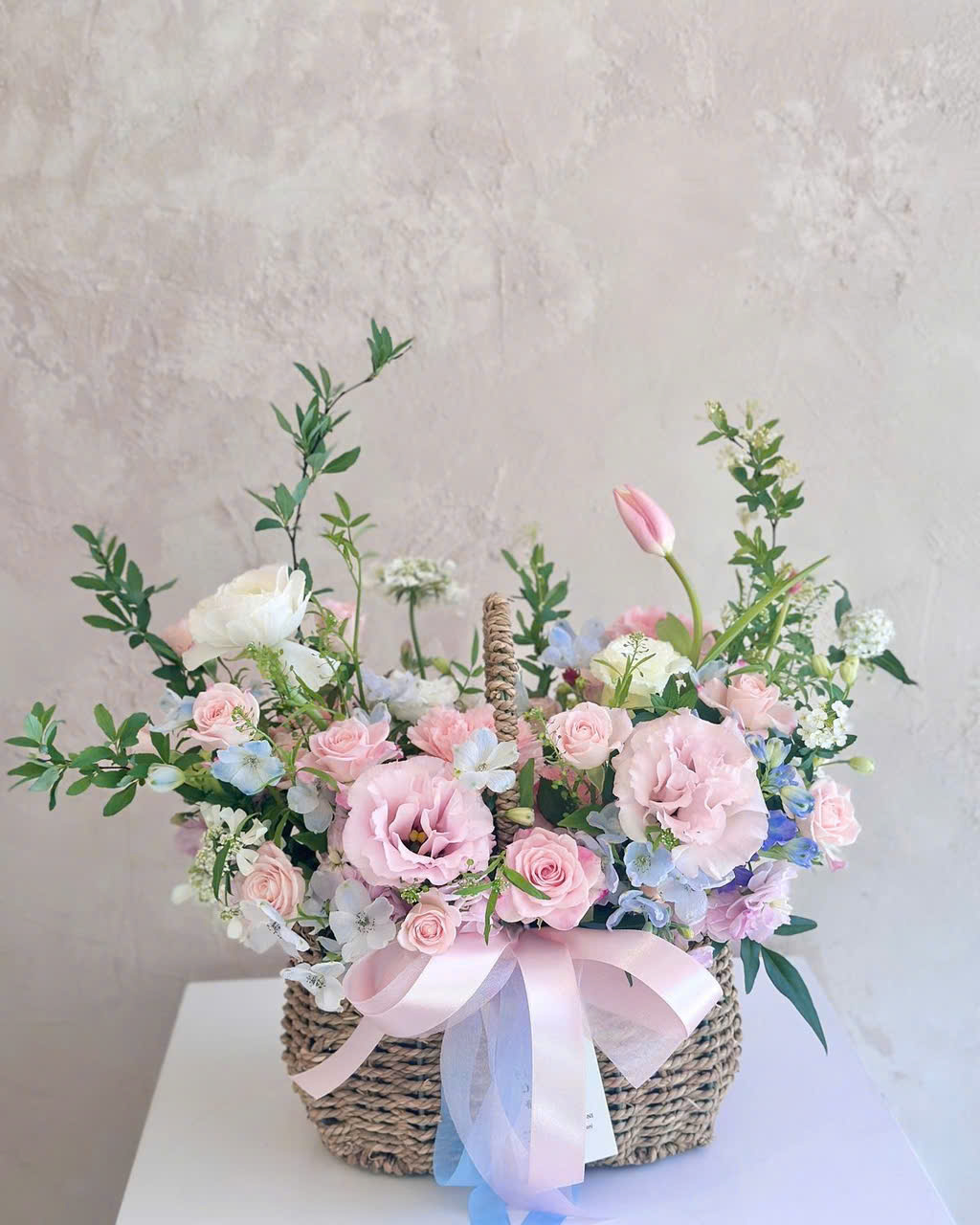 Giỏ Hoa Nàng Thơ Pastel - Pastel Whisper Garden
