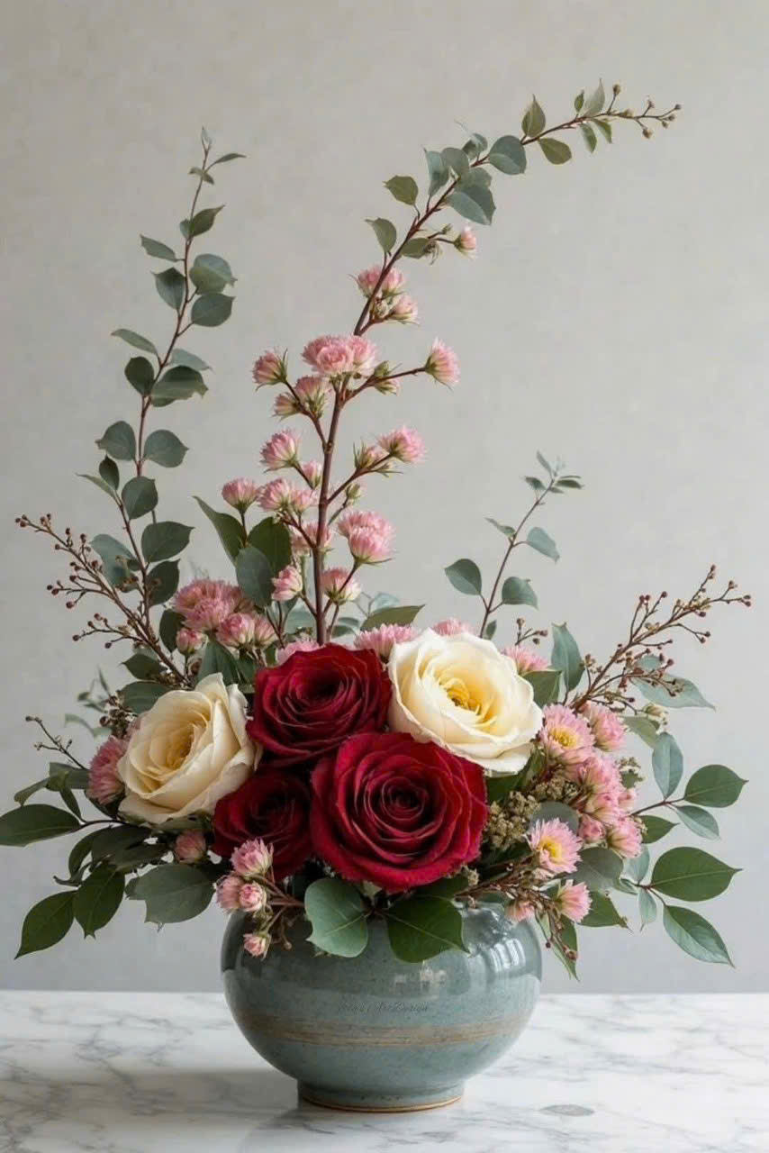 Bình Hoa Hồng Đỏ Sang Trọng - Executive Rose Elegance